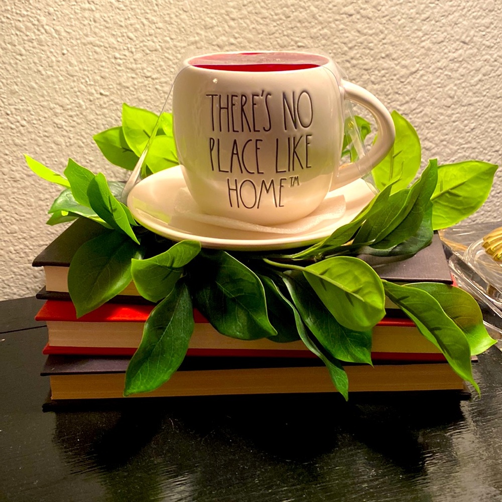 Rae Dunn there’s no place like home cup and saucer.